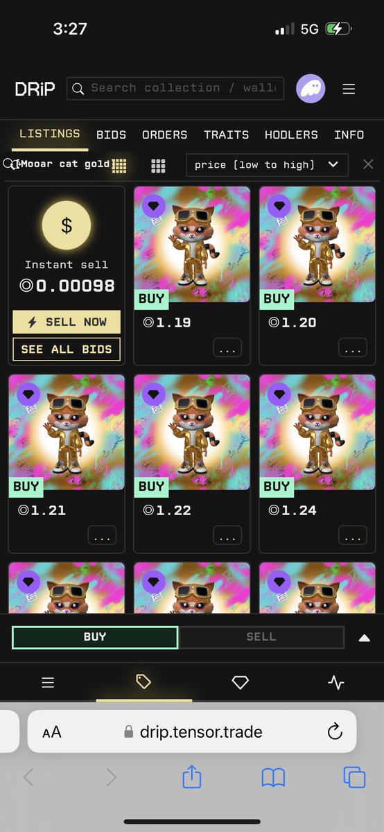 OkayUltraRunner's tweet photo. 🚨@drip_haus NFTs can be bought, sold, traded at https://t.co/vuDQn71UnT 💧

😻Easy way to buy your @mooarofficial Cat Gold😺

@Stepnofficial https://t.co/jyYjNSN5Mn