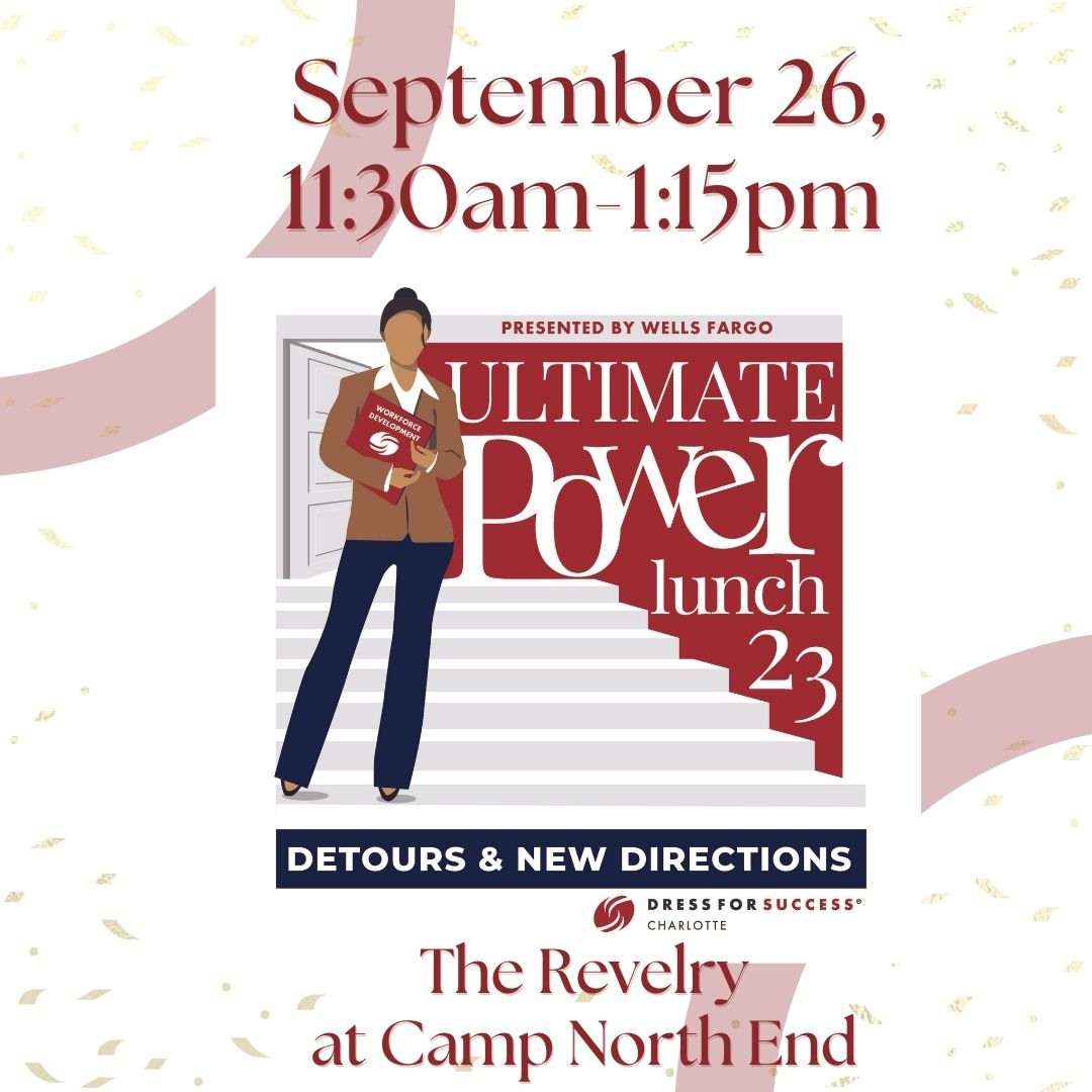 dfscharlotte's tweet photo. Beyond thrilled to have @RamonaHolloway Holloway on the stage at this year's Ultimate Power Lunch! She's been a supporter of our organization for years & has a great story to tell about her "Detours and New Directions" For info -https://t.co/xxDIQVq8HA #DFSPowerLunch #UPL23 https://t.co/VzFb3k08l2
