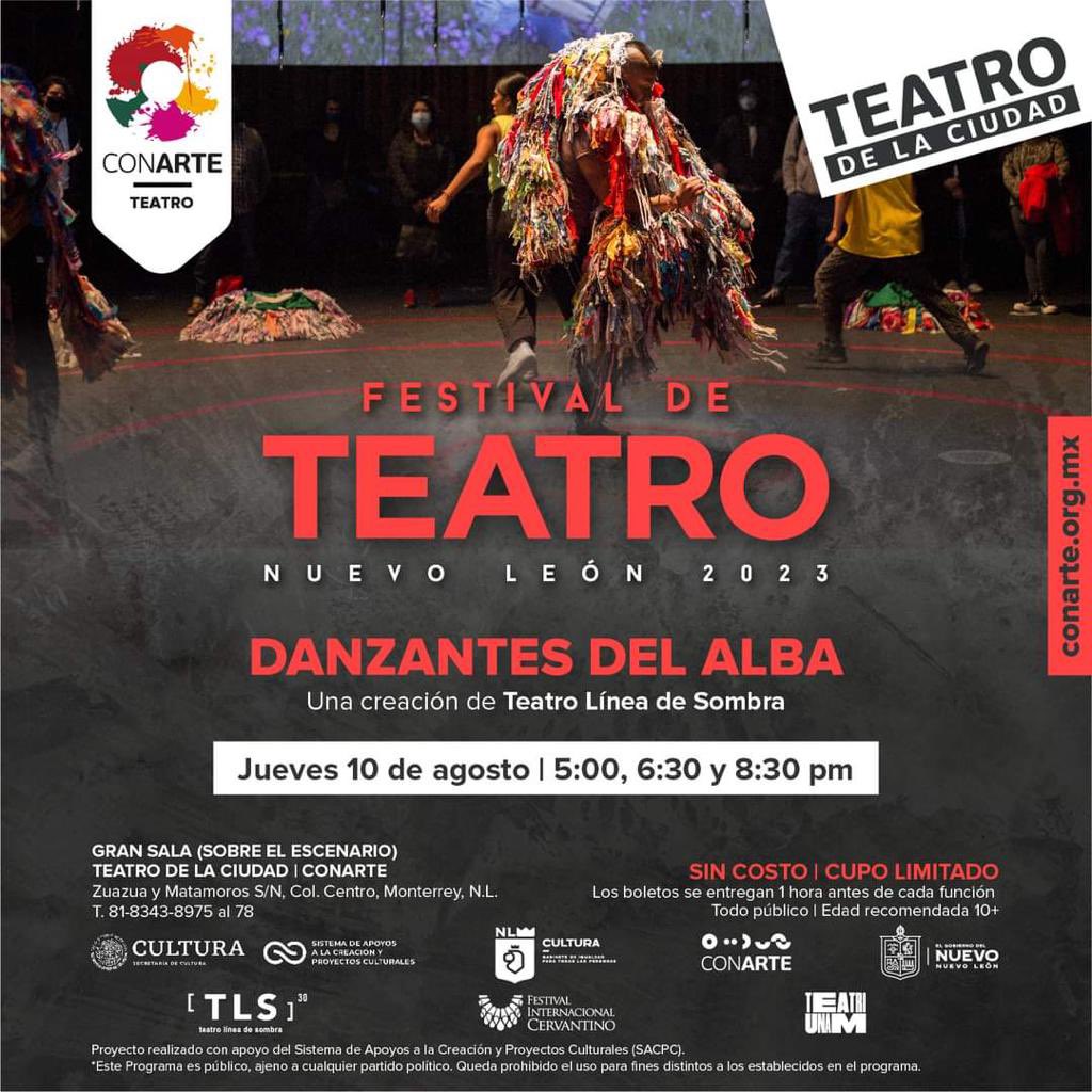 Este mes de agosto Danzantes del Alba, presente en el Festival de Teatro de Nuevo León