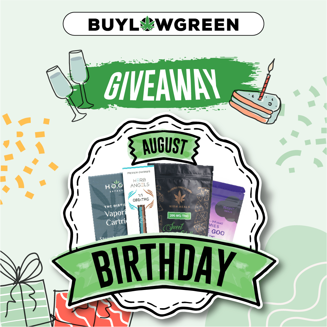 Buy Low Green (@buylowgreen) on Twitter photo 🎁BIRTHDAY BLG🎁
Celebrations all around, our season is here everyone 💚IT'S GIVEAWAY TIME and you could win this box
📷Follow <a href="/buylowgreen/">Buy Low Green</a> and like + retweet
- Send us a DM with 420
- Tag 3 friends!
#Mmemberville #WeedLovers #CannabisCommunity #buylowgreeneen #weedsmokers 🎁BIRTHDAY BLG🎁
Celebrations all around, our season is here everyone 💚IT'S GIVEAWAY TIME and you could win this box
📷Follow <a href="/buylowgreen/">Buy Low Green</a> and like + retweet
- Send us a DM with 420
- Tag 3 friends!
#Mmemberville #WeedLovers #CannabisCommunity #buylowgreeneen #weedsmokers