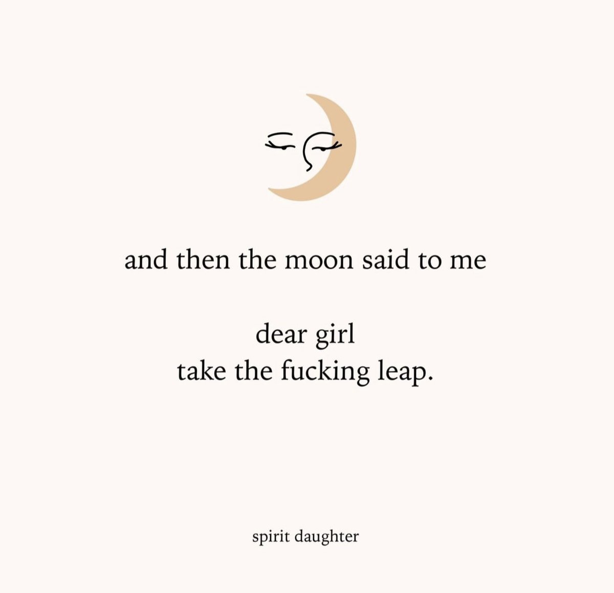 JodiLivon's tweet photo. Love this. #spiritdaughter #moon #takeachance https://t.co/zprubZtY5q
