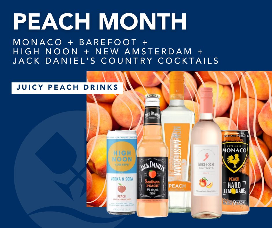 Let the peach party begin! 🍑Juicy peach drinks to savor during Peach Month: <a href="/HighNoonSunSips/">High Noon</a> Peach, <a href="/drinkMonaco/">Monaco Cocktails | ESTD. 2012</a> Peach, <a href="/JackDaniels_US/">Jack Daniel's</a> Country Cocktails Southern Peach, <a href="/NewAmsterdam/">New Amsterdam Vodka</a> Peach, and <a href="/BarefootWine/">barefootwine</a> Fruitscato Peach. 

#peachmonth #highnoon #peachdrinks #peachcocktails