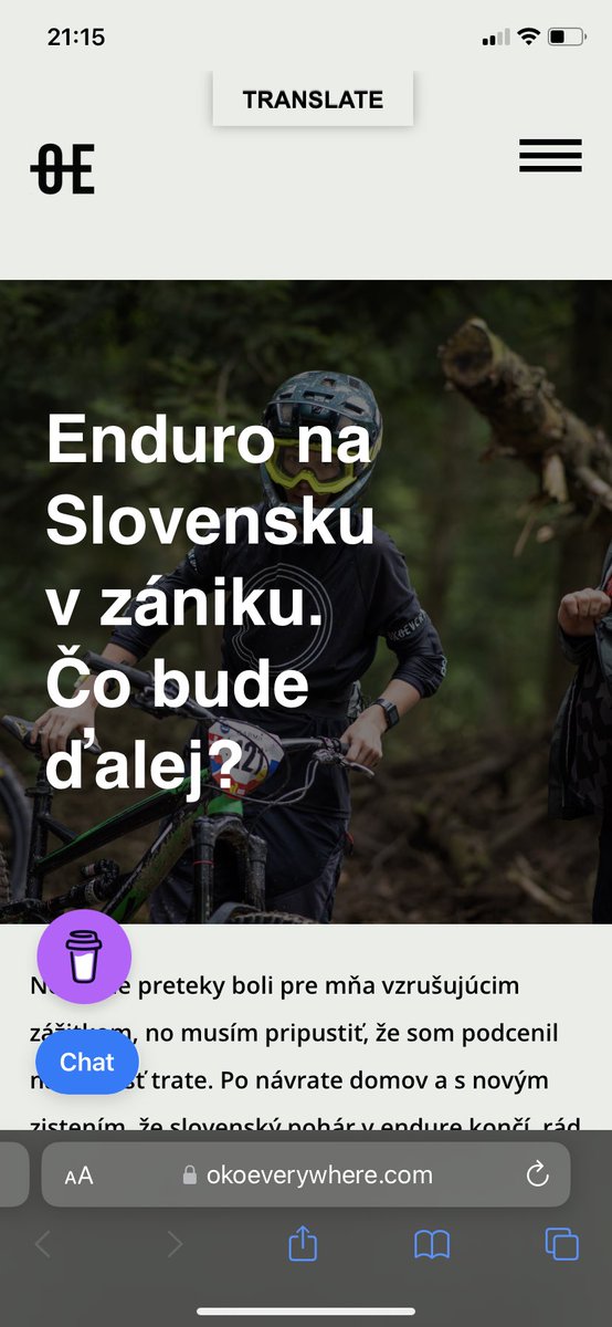 Cycling is huge in Slovakia, but despite it's popularity Enduro #mtb will soon lose home race series. 

The article is in Slovak language.

okoeverywhere.com/msr-2023-kosic…