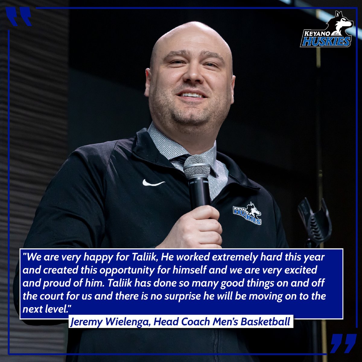 From the Pack to the pros!

Keyano Huskies Men's Basketball alumni Taliik Ross will be heading to Germany to begin his professional basketball career with Citybasket Recklinghausen this coming season! Thank you for your commitment to the Huskies!

#PrideInThePack | #ymm