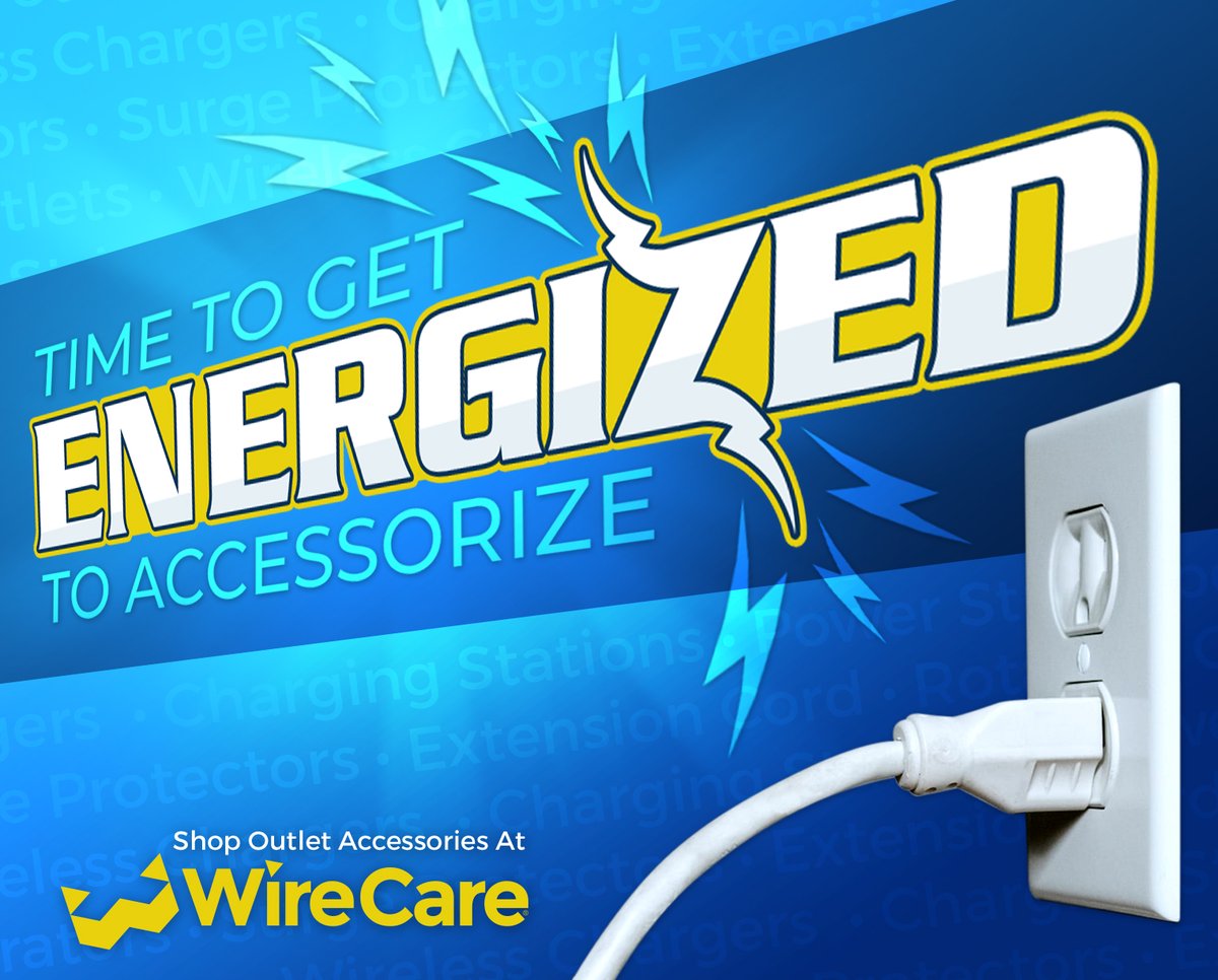 wirecare's tweet image. ⚡️Get energized to accessorize…with outlet accessories that is. You can customize your outlet areas. Choose rotating or cube outlets. Surge protectors. Desktop outlets, extension cords, cordless charging stations, and more. 🔌 #WireCare #CableManagement #ElectricalOutlets