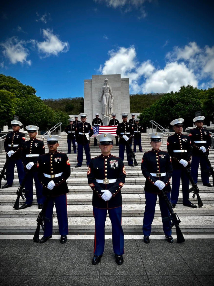 Today, a select team of Gryphons had the opportunity to support the community by rendering military honors and bidding farewell to a Marine of yesteryear who served our Nation with honor, courage, and commitment.  They executed with absolute precision and professionalism.