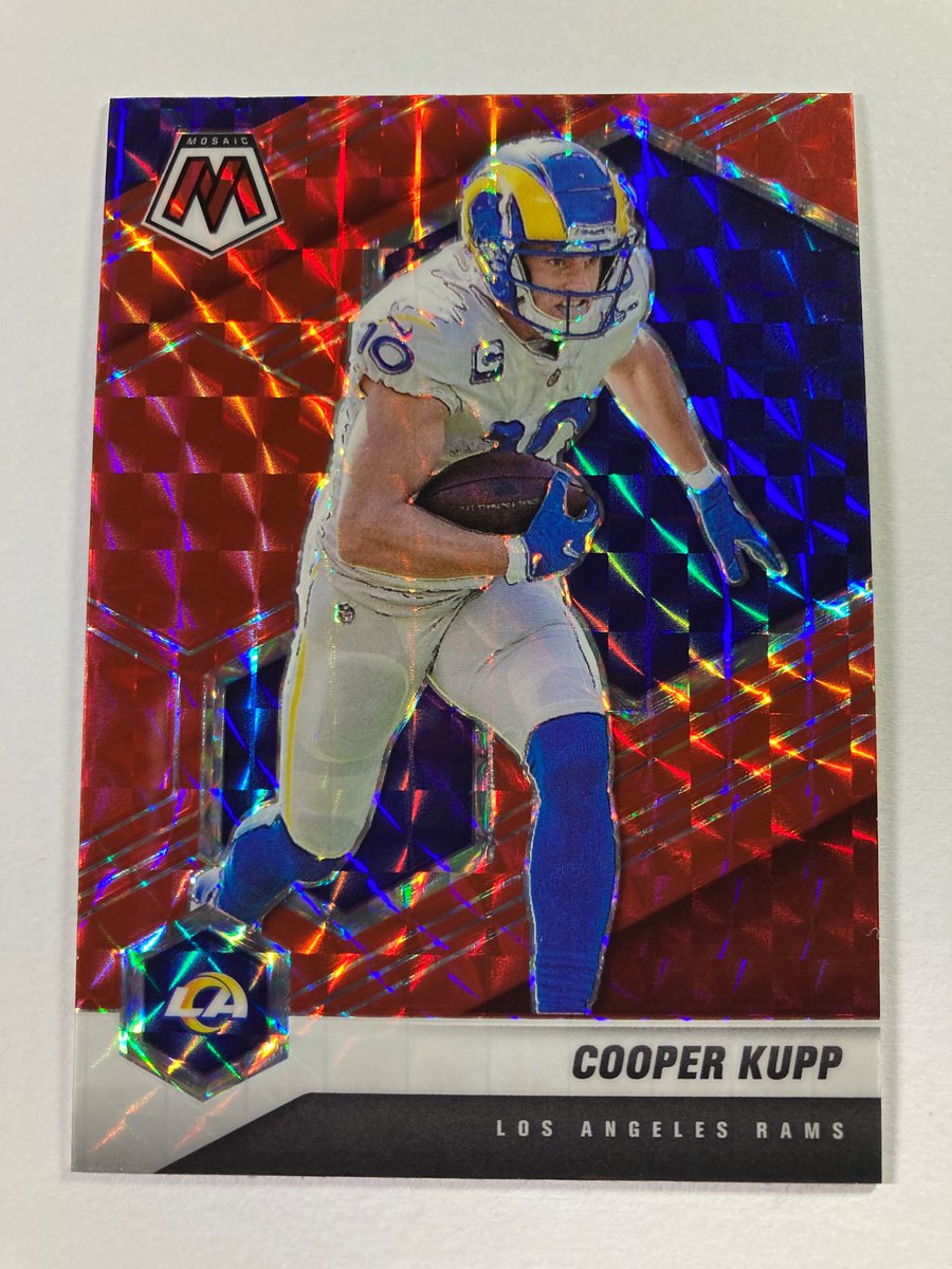 🎁Appreciation Day Giveaway🎁 Winner Announced Saturday 🔥Cooper Kupp Red & Blue Mosaic To enter 1. Follow 2. Retweet 3. Like #NFL #Rams #LosAngeles
