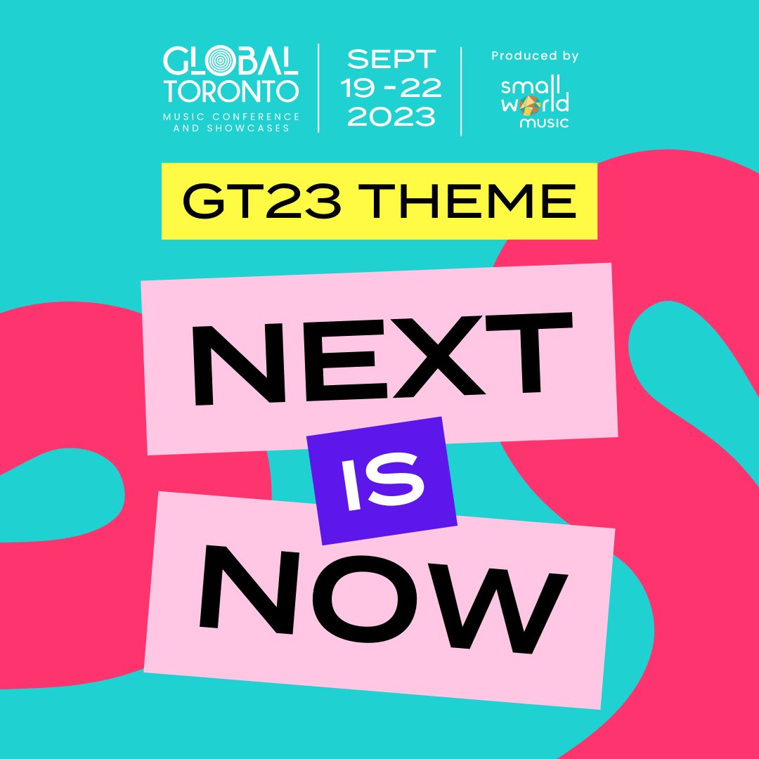 GlobalTOMusic's tweet photo. At GT23, we declare: NEXT IS NOW
New approaches, faces, ideas, strategies - ‘next’ is already happening, if you know where to look, and listen. So we continue to turn to our community: the collective experience and expertise of the wider ecosystem. https://t.co/D8iKaJjBVt