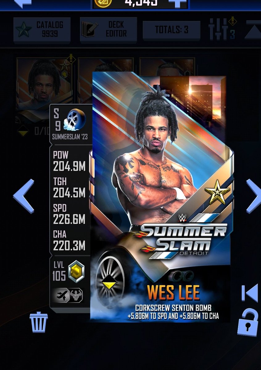 jaymeister8484's tweet photo. #wwesupercard #ss23 #newtier 
#stats #card #pro 

Here's the new pro for ss23 stats he has decent myth equipment on 0 momentum https://t.co/dK93jhqauz