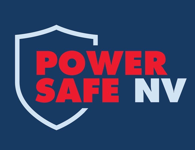 NVEnergy's tweet photo. Thank you to the firefighters &amp; first responders working to defend against the #YorkFire — including our partnering fire agencies from Douglas, Lincoln, &amp; Elko who are removing overgrown grass &amp; shrubs around our lines and wrapping equipment with fire resistant mesh. #PowerSafeNV https://t.co/SlZ0QHeT2H