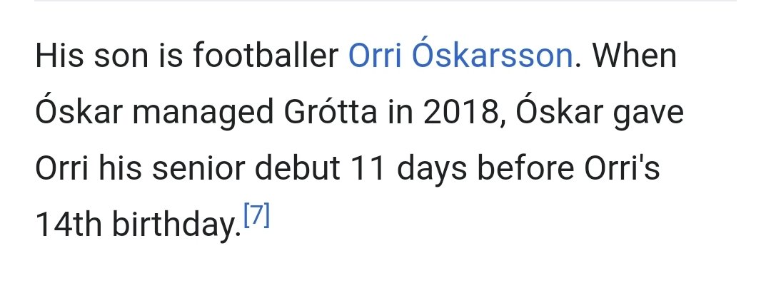 footy_nordic's tweet photo. 🇮🇸 Man gave his son his debut at 13, only for his son to score a hattrick against him 5 years later to knock him out the Champions League 😅😅😅

Get on this right now @Copa90, @SweeperPod https://t.co/u8wjDBy3xq