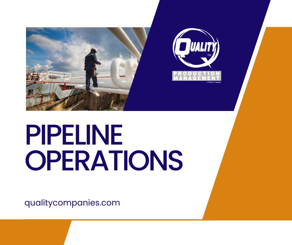 QualityQC's tweet image. Quality Production Management offers contract operations and supplemental labor services to assist with your pipeline and midstream operations projects. Contact us today for more information. #qpm #oilandgas #pipelineoperations #contractoperations #supplementallabor