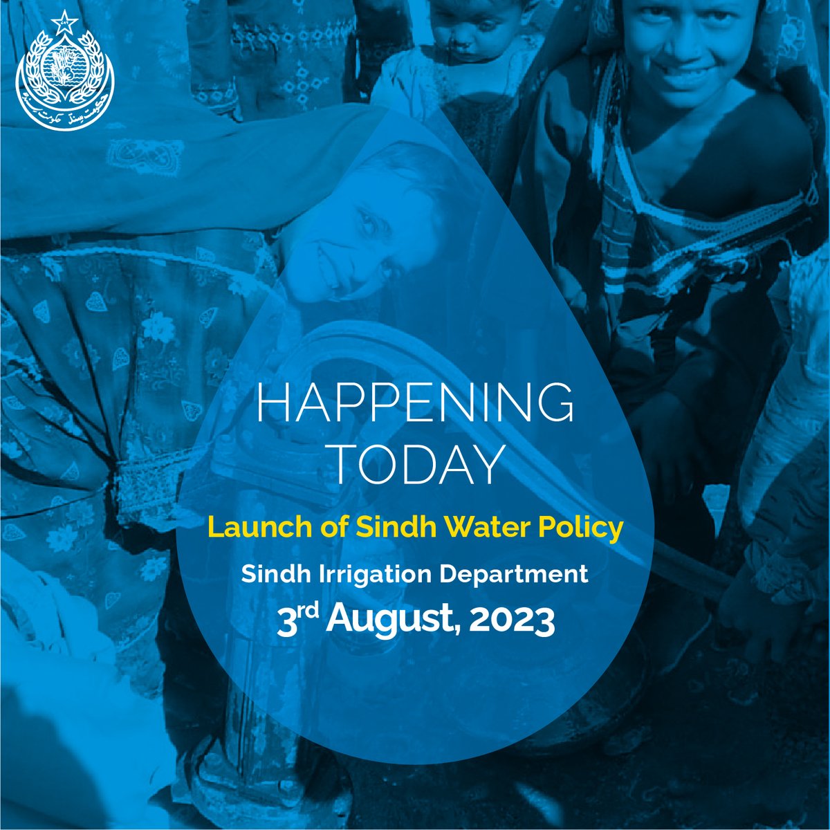 Today marks a momentous occasion for #Sindh! Introducing the transformative Sindh Water Policy.  A leap towards integrated #water management, safeguarding our future. Let's toast to progress and sustainability! 

#SindhWaterPolicy