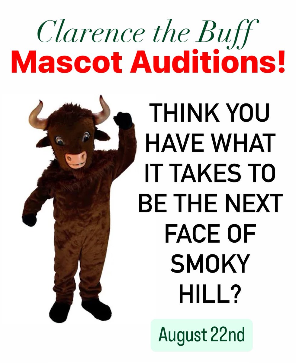 Do you or someone you know bring that main character energy?! Apply today to be the new face of Smoky Hill! <a href="/ClarenceBuff/">Smoky Hill High School</a> <a href="/SmokySports/">Smoky Hill Athletics</a> 

docs.google.com/forms/d/e/1FAI…