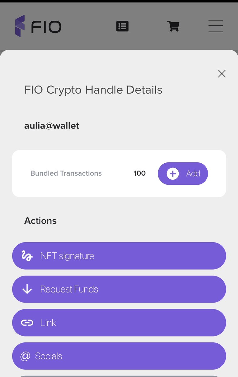 aulniii119's tweet photo. @joinFIO @twitter Done, my Handle aulia@wallet

#FioProtocol #CryptoWall https://t.co/yjVqRLpEtt