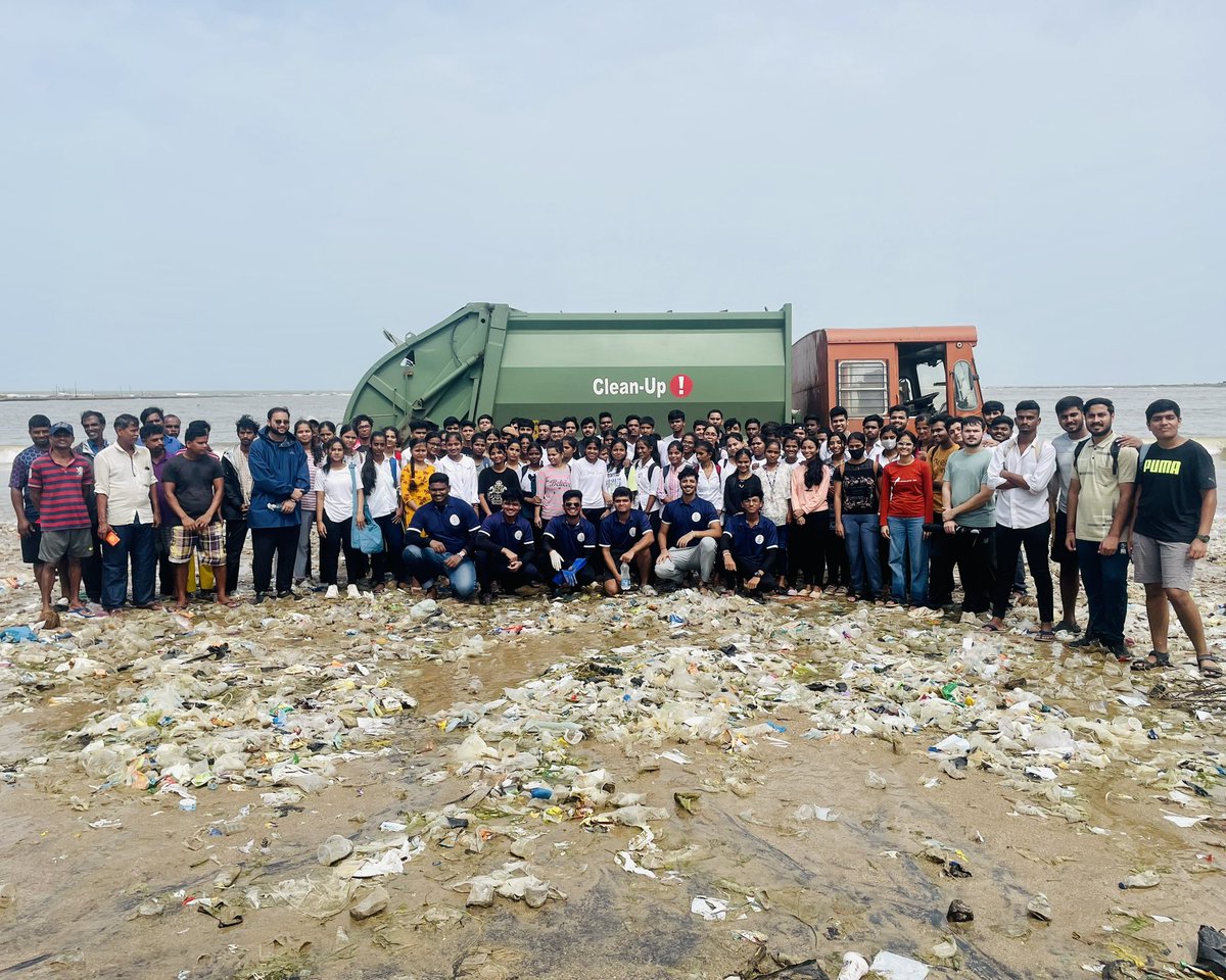 forfuturein's tweet photo. #BeachCleanup224
Manori beach, Malad 
30/07/2023, Sunday 

"Marine species ingest or are entangled by plastic debris, which causes severe injuries and death. Thus it creates another pathway through which plastic pollution contributes to accelerate climate change." https://t.co/WPkheSqrhX