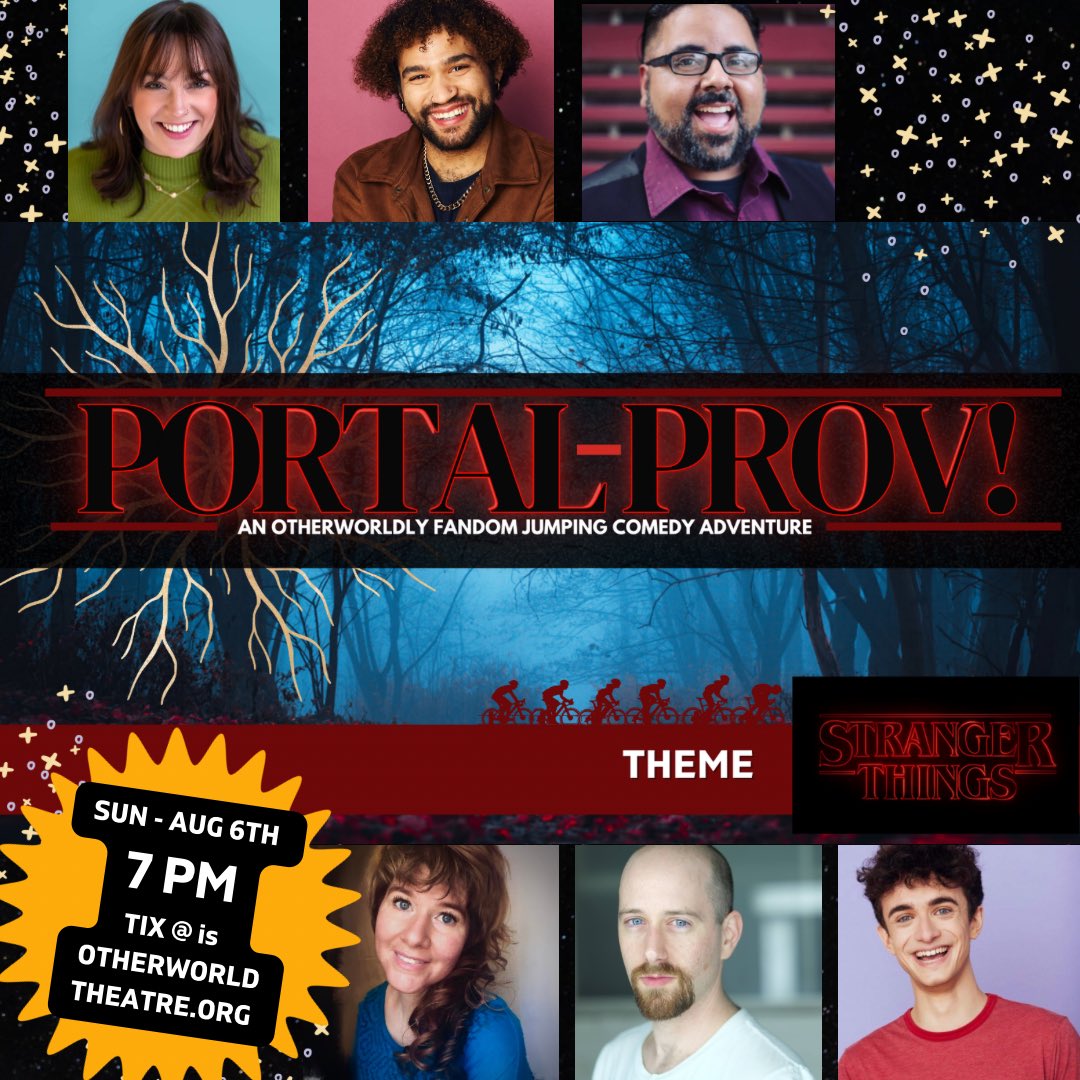 This weekend, we go to <a href="/LeakyCon/">LeakyCon</a>, host a fundraiser, and have two great improv shows based in the horror fandom! 🌟 Tix at OtherworldTheatre.org 🌟

#chicago #thingstodochi #otherworldtheatre #leakycon #chicagocomedy #chicagohorror