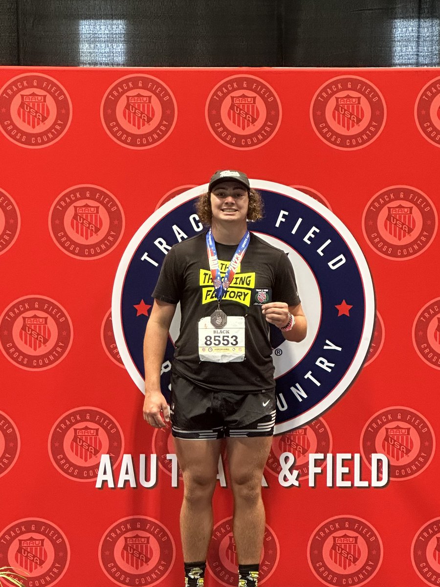 Back2Back4 @marcusgarcia07 2x natty. Big👏 to <a href="/Sam_Blackthrows/">Samson Black</a> for placing 3rd! Plus making AA in SP. <a href="/nationalthrows/">National Throws</a> <a href="/TTFCA/">TTFCA</a> <a href="/Gosset41/">Brian Gosset</a> <a href="/ihss_dfw/">DFW Inside High School Sports</a> <a href="/lnjsports/">Jack Stallard</a> <a href="/DentonRyanTrack/">Denton Ryan Boys Track</a> <a href="/SabineCardinals/">Sabine Cardinals</a> <a href="/BrekChristensen/">Brek Christensen</a> <a href="/CMart726/">Cory Martin</a> <a href="/WillMBlackburn/">Will Blackburn</a> <a href="/CoachMikhail/">Coach Mikhail</a> <a href="/AllProtrack/">Coach Sunday Track & Field Performance</a> <a href="/InsideOval/">Inside the Oval</a>