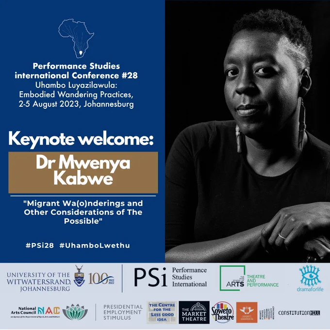 _shwalane's tweet photo. #psi28 #uhambo

Day 1 brief reflections/notes 🧵

Keynote by Mwenya Kabwe was very insightful. The idea of migritude combined with africanfuturism (s/o to Nnedi Okorafor) resonated deeply with me. https://t.co/vKsO3wz9BW