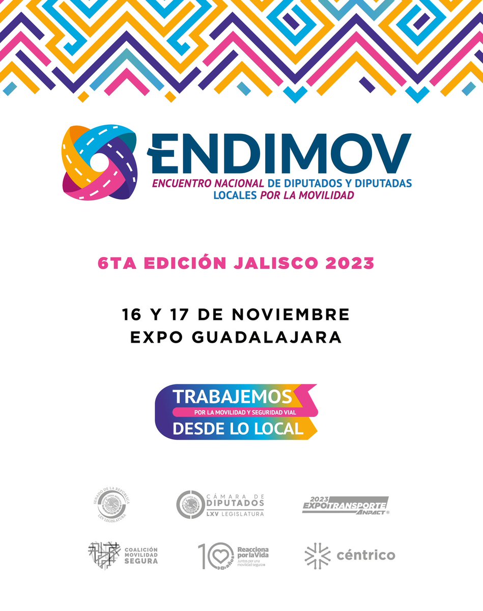 ENDIMOV's tweet photo. Estamos emocionados porque próximamente se viene el evento legislativo más importante de México.🤩

¡Preparense para la 6ta Edición del #ENDIMOV JALISCO!

Este 16 y 17 de Noviembre en Expo Guadalajara.

Para mayor información escríbenos a: endimov.mx@gmail.com https://t.co/fyIS5EW7UP