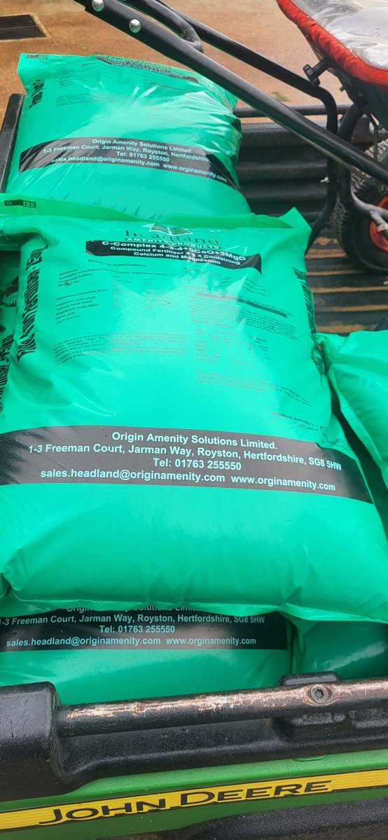 Cracking morning <a href="/AldwickburyGolf/">Aldwickbury Park GC</a> to give the greens a boost with c complex 4.3.4 before renovations in just over a weeks time.
Now to wait for the rain 🌧 
<a href="/headlandLoz/">Laurence Mcrory</a> 
@MikeSmi09430975 
<a href="/HeadlandAmenity/">Headland Amenity</a>