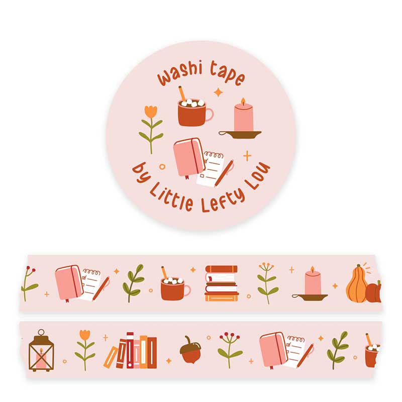 Nieuw: enveloppen, notitieblok, stickervel en washi tape Hygge Time van LittleLeftyLou postenpapier.nl/merk/littlelef…