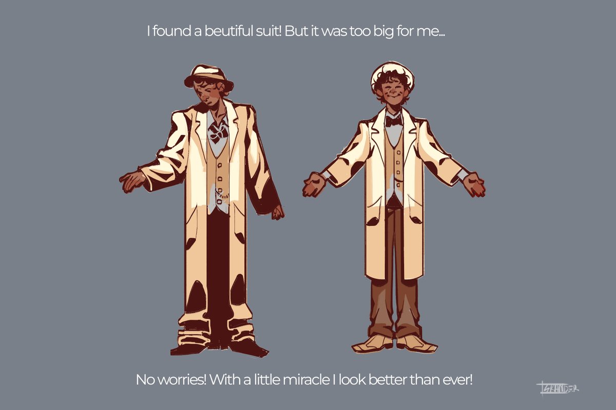 ISKANDER_TM_'s tweet photo. Inspector Constable discovers fashion (1/2)
 
#GoodOmens  #GoodOmens2 https://t.co/M6q46MEv5Z