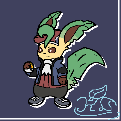 just a Leafeon with a Hat on X: leafeon cosplaying as Lucas from the hit  game pokemon platinum  / X