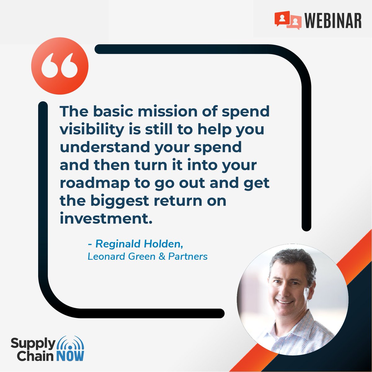 _supplychainnow's tweet image. In our recent webinar with @_OMNIA_Partners, Reginald Holden with Leonard Green & Partners helped break down the benefits of #spendvisibility, why it's essential, and how GPOs can help.
Watch the webinar on-demand and learn more: bit.ly/436opYd
#GPO @ScottWLuton