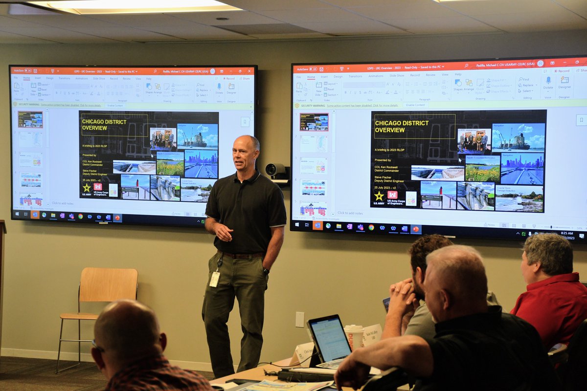 usacechicago's tweet photo. Last week, #USACEChicago had the pleasure of hosting the participants of LRD Leadership Development Program III (LDP III). The Regional LDP offers participants the opportunity to develop and expand their regional leadership perspectives, and we are grateful that they stopped by! https://t.co/9EfiT0P534