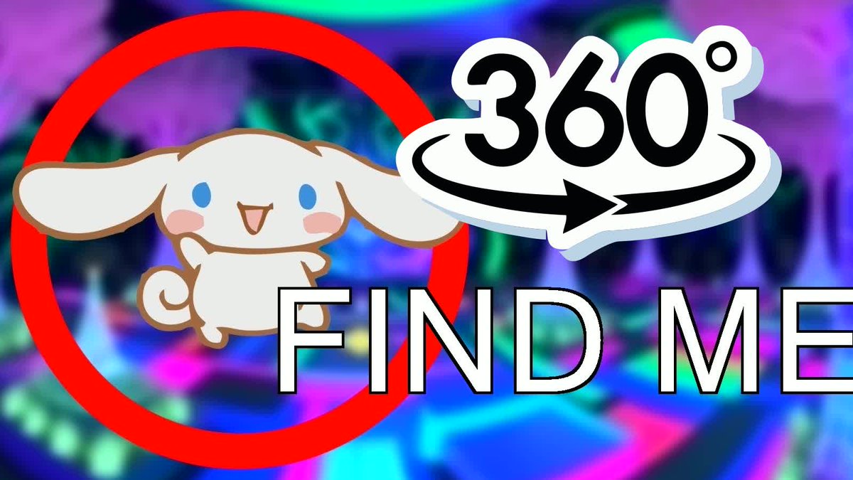 GrinchYoutube's tweet photo. https://t.co/TvUJtc4TUC

Test your finding skills in this 360° 4K Virtual Reality Video! Can you spot Cinnamoroll? #VRChallenge #FindingCinnamoroll https://t.co/8py3mtRley