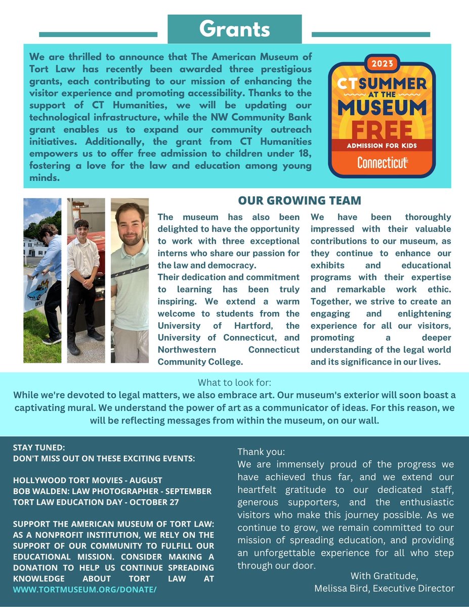 American Museum of Tort Law tweet media