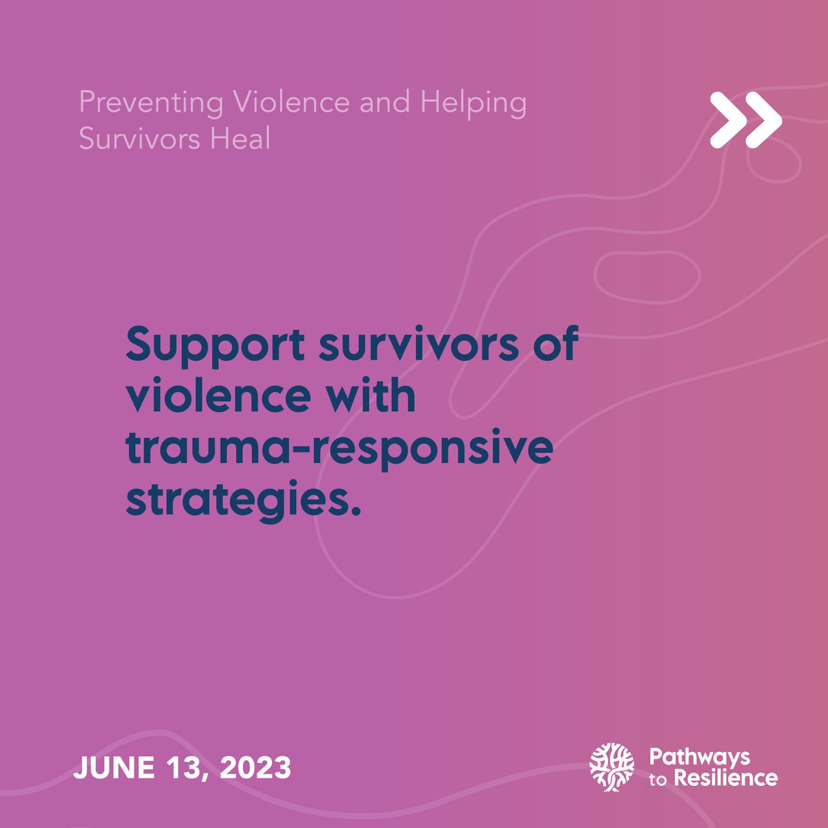 Trauma-responsive strategies that center survivors, including hospital-based violence intervention programs (HVIPs), mental health services, & peer support services, can help survivors on their journeys toward #healing.