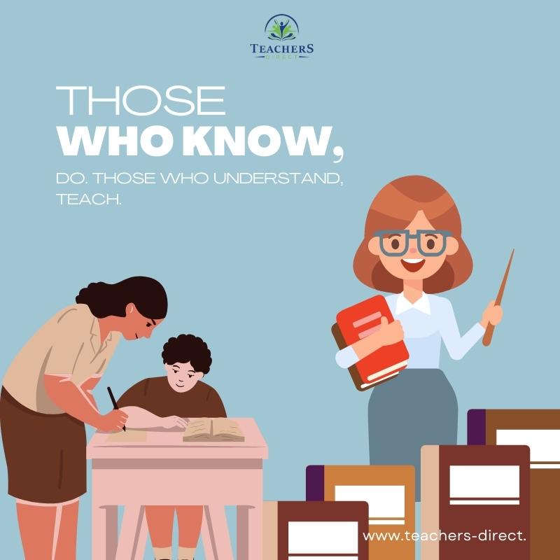 teachers_direct's tweet photo. Those who know, Do. 
Those who understand, Teach.👨‍🏫🏫
#teaching #teachersdirect #teacherlife https://t.co/Zd768HBzaI