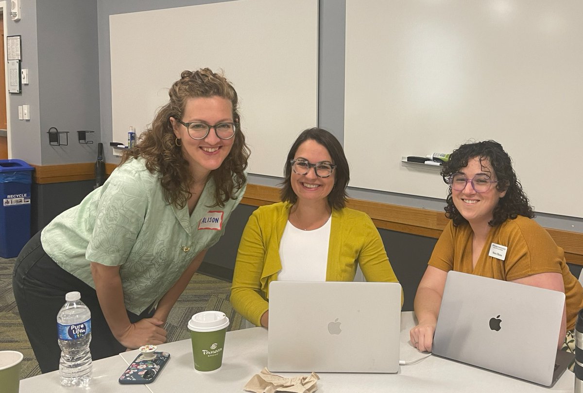 washuisp's tweet photo. It's raining today, but that hasn't stopped @MehlvilleSD @RitenourSchools educators who join ISP @WUSTL for STEM District Immersion (DI) Summer Institute! They're planning for another year of meaningful #math teaching & learning. #InSTLforSTL #STEMpact @STEMpactSTL https://t.co/LCIkkLxIsp