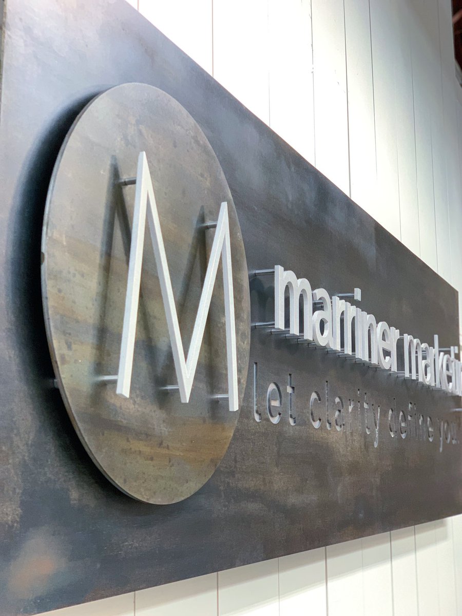 ShieldCoArt's tweet image. We enjoy making boring office signs cool. Check out our website if you want to make your logo a piece of art!

#shieldco #businesssignage