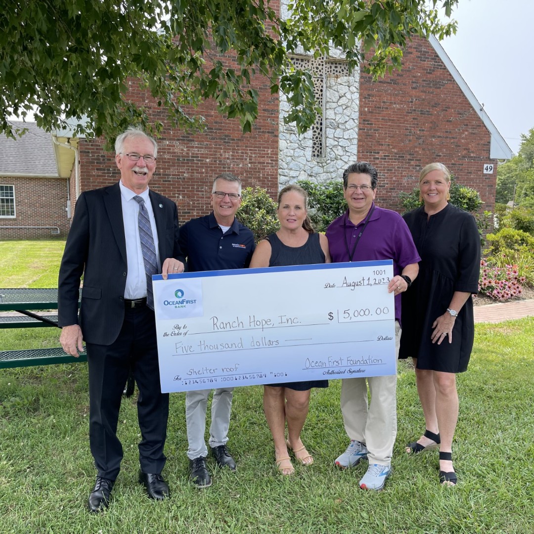 A special thank you to our partners at <a href="/oceanfirstfdn/">OceanFirstFoundation</a> for their grant to upgrade the roof at our shelter!
#ExpectationOfSuccess #CommunityPartners