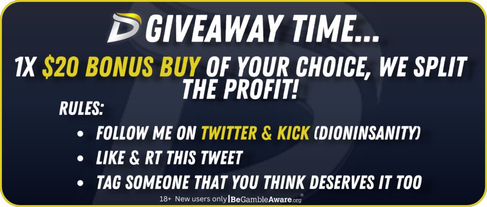 DionInsanity's tweet photo. 400 FOLLOWERS ON KICK GIVEAWAY! (Giveaway will be bigger @ 500 followers)

Winner roller on Aug 9th in stream, GOOD LUCK https://t.co/y62n8rPPIF