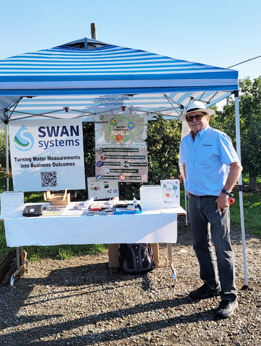 We are at the WSU Smart Orchard Field Day today! #SmartOrchard #sapflow