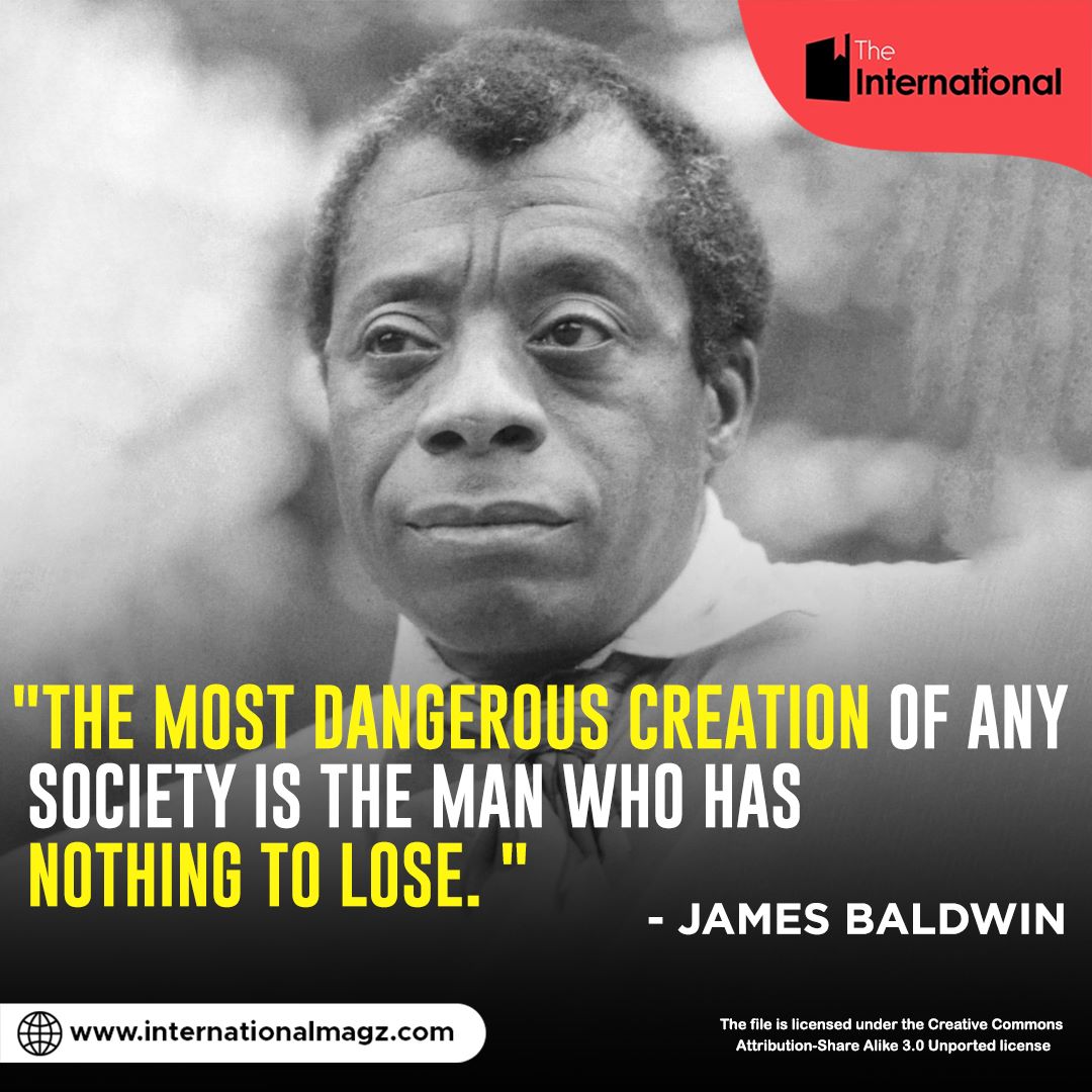 TheIntlMagz's tweet photo. Thread 👇🏻
#OnThisDay (2nd Aug) of 1924: American writer and activist James Baldwin was born. He participated in protests and opposed racism during the civil rights movement. He also discussed major political movements of the 20th century, such as the gay liberation movement. https://t.co/RU4NSoume6