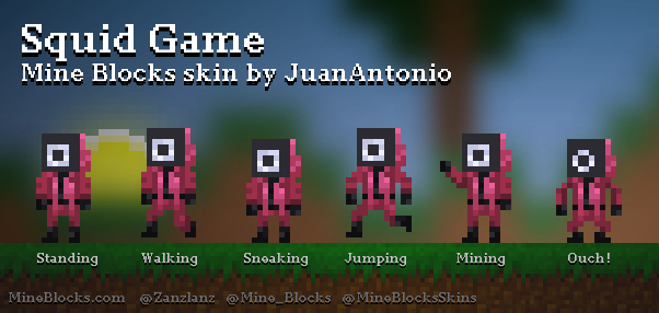 Mine Blocks - Squid skin by Zanzlanz