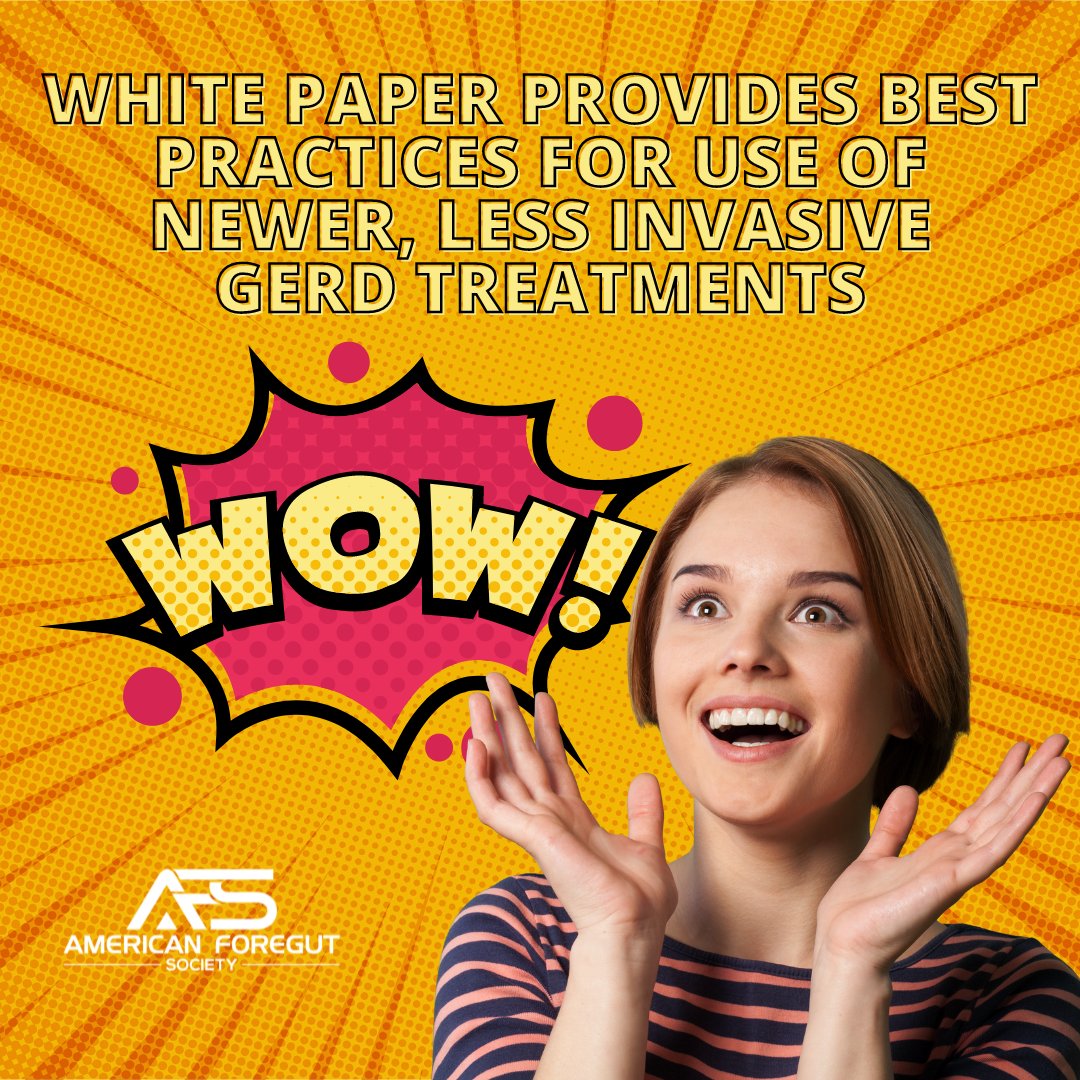 ForegutSociety's tweet photo. 🔥 Check it out! AFS's White Paper Provides Best Practices for Use of Newer, Less Invasive GERD Treatments https://t.co/mn2OsShgkC @SalihSamo @DrRegBell #OlayaIBrewerGutierrez #DavidChoi #RezaHejazi #MichaelNTran #KenChang #NinhTNguyen @foregut_journal @EuropeanForegut https://t.co/bW7Kagk8SG
