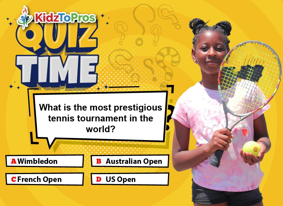 🌍Do you know the most about Tennis?🎾
Test your knowledge: What is the most prestigious tennis tournament in the world? 🤔
Challenge yourself and see if you can ace this question.
Share your answer below and let's find out who knows the MOST about TENNIS! 🎾 🥇
#TennisTrivia