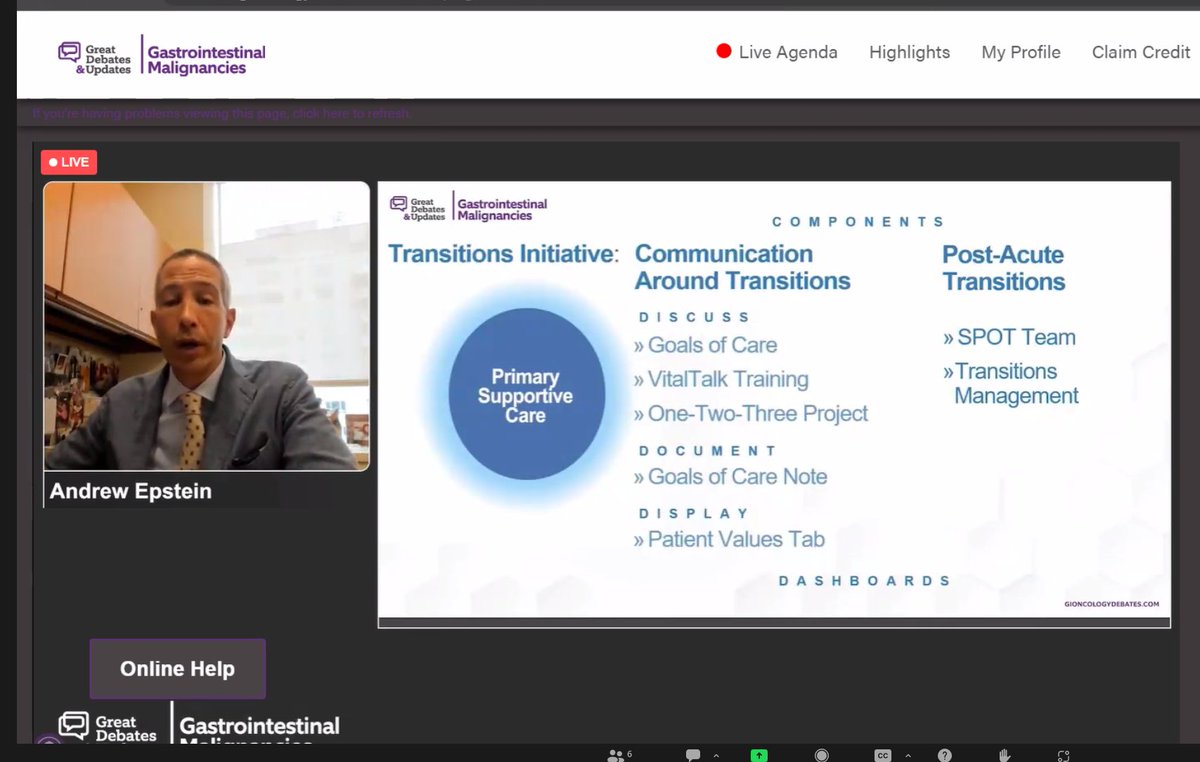 CathyEngMD's tweet photo. Great talk from Dr. Andrew S. Epstein in from @MSKCancerCenter about #difficultdiscussions about #cancercare #patientcare #communication #cancer #cancerresearch @GreatDebatesCME #GDUGI2023 @jordanberlin5 https://t.co/Y9hD7L9ar6