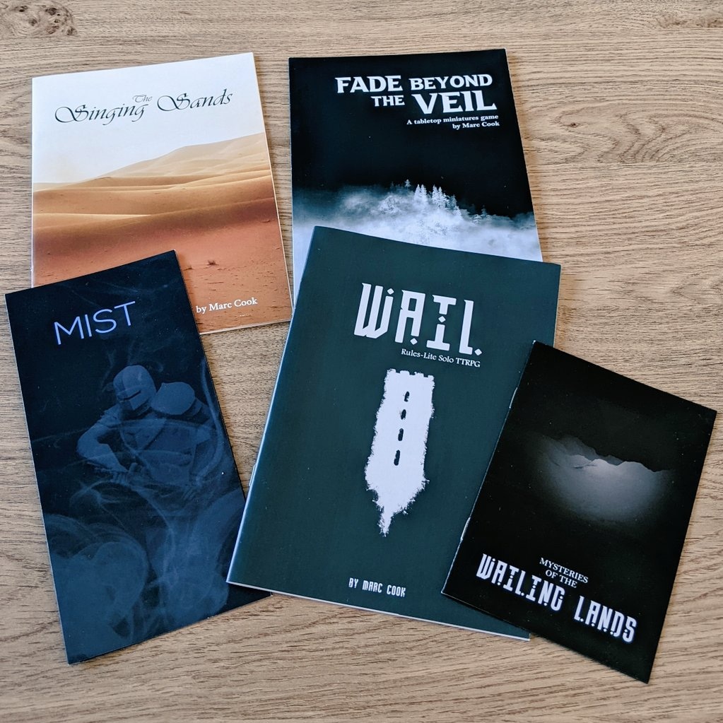 MarcCook_'s tweet photo. Turned 31 so to celebrate get 31% off all my ttrpg games and content, both physical and digital editions! Sales running until September.
Links below: https://t.co/4XuNekW2Ox