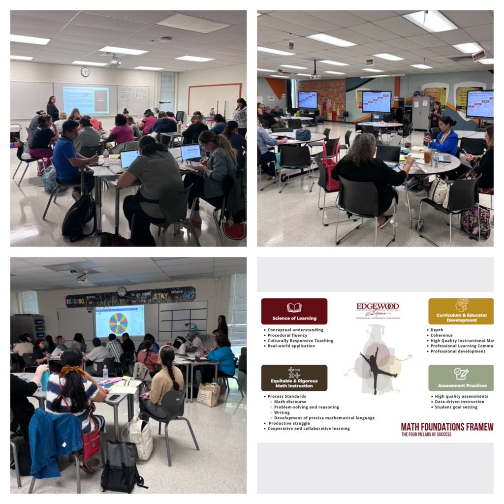 EISDMath's tweet photo. K-2 @EISDofSA teachers engaged in a deeper understanding of #mathRBIS and unit planning during Day 2 of district PD! It will be a strong start for ALL students! #nixthetricks @EISDTeachLearn https://t.co/fqb5eadP4N