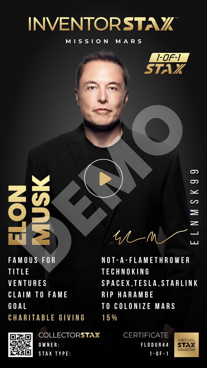 There can be only ONE! 

Do you agree?👇
VirtualStaX.com/elonx

<a href="/elonmusk/">Elon Musk</a>