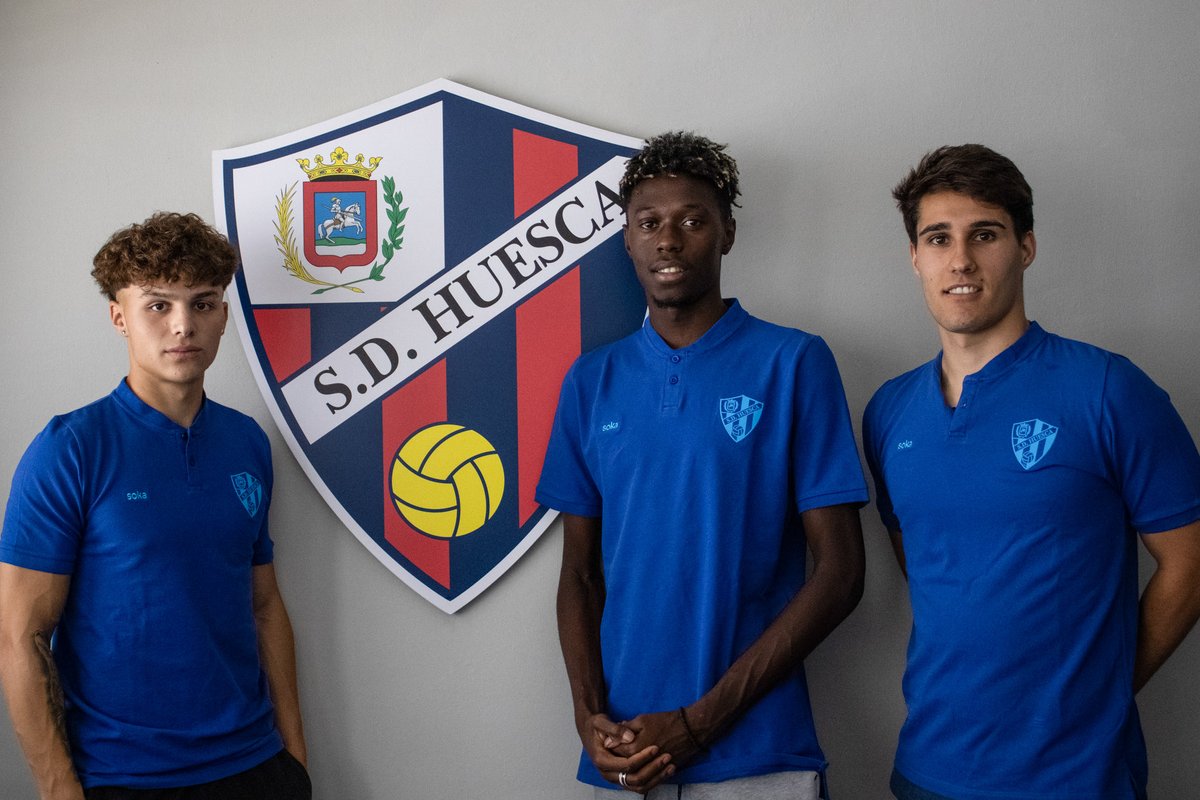 CanteraSDHuesca's tweet photo. OFICIAL | ¡Refuerzos en el centro de la zaga!

➕ La SD Huesca B incorpora a 𝙉𝙖𝙘𝙝𝙤 𝙂𝙖𝙧𝙘𝙞́𝙖, 𝘼𝙡𝙞𝙣 𝙎𝙚𝙧𝙗𝙖𝙣 y 𝙁𝙖𝙙𝙞𝙖𝙡𝙖 𝙁𝙤𝙛𝙖𝙣𝙖 para la línea defensiva.

➡️ https://t.co/hnL22nVEgb

¡𝘉𝘪𝘦𝘯𝘷𝘦𝘯𝘪𝘥𝘰𝘴! 

💪🏻🔵🔴 https://t.co/PirEY21Dyb