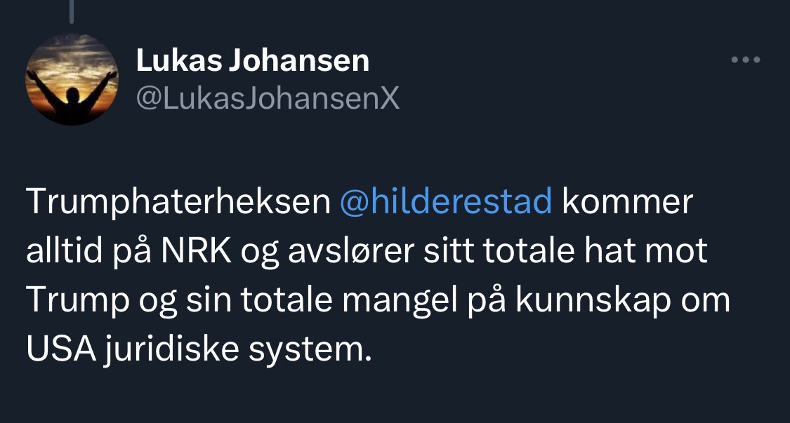 Hilde Eliassen Restad tweet media