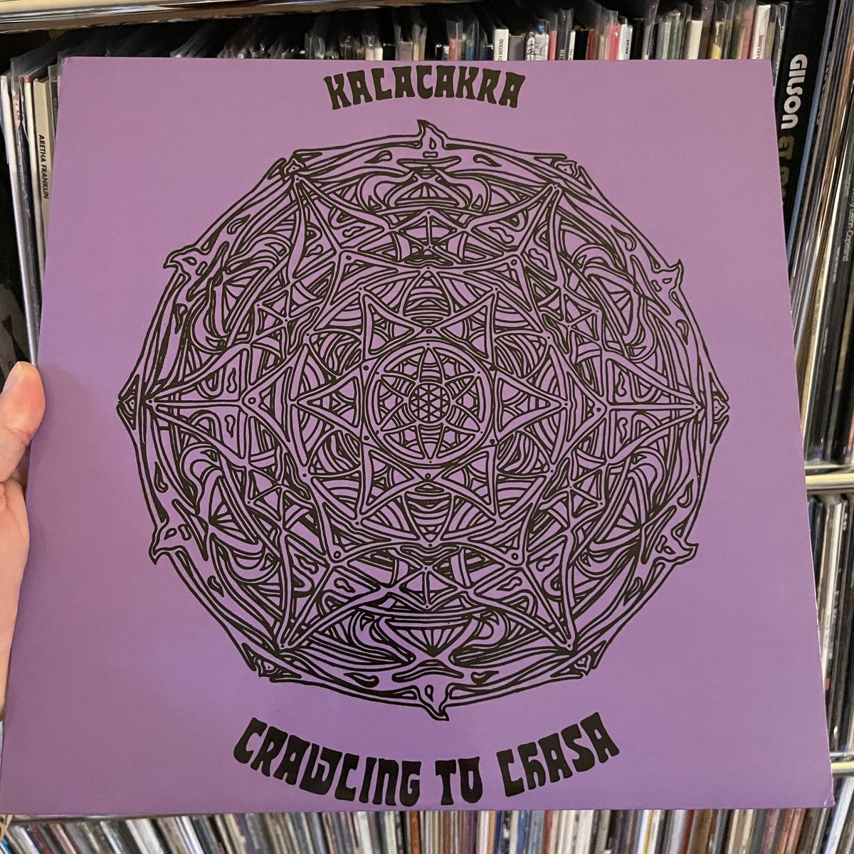vanguard_sounds's tweet photo. #NowPlaying Kalacakra - Crawling To Lhasa

Years ago, the friend who introduced me to this record called this music shamanic krautrock. Why not? Anyway, it's great.

The original was privately pressed in Germany in 1972.

This copy is an old bootleg.

#Kalacakra https://t.co/QNjHqbja75